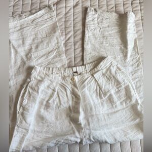 Free People 100% Linen dress pants